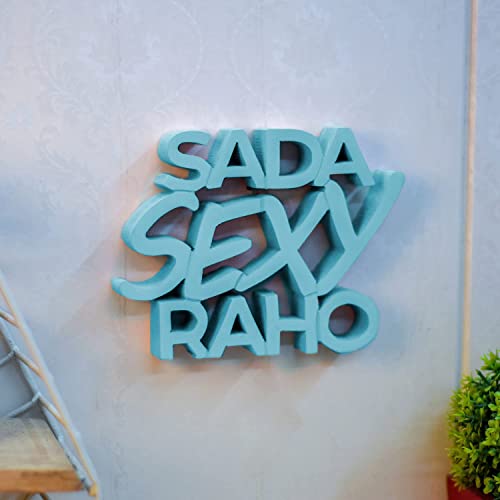 Image of Nukkad Tales Sada Sexy Raho Blue Showpiece Home Decor Items Birthday Gift Items for Couples Gift for Girls (7 x 5.40 inch)