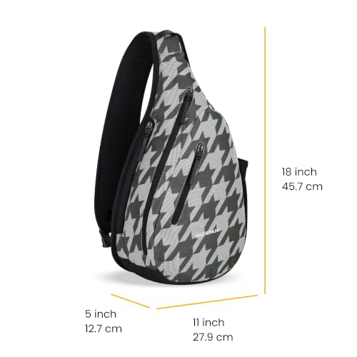 Image of Sherpani Esprit, Anti Theft Sling Bag, Crossbody Backpack (Houndstooth)