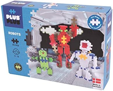 Plus-Plus 9603828 Ingenious Construction Toy, Basic, Robot, Building Blocks Set, 170 Pieces, Large - Image 3