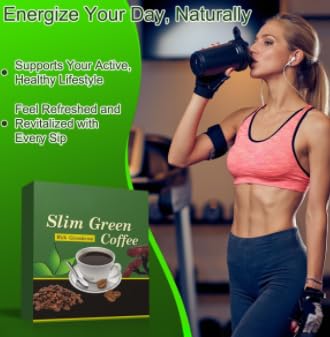 1 pezzo: caffè verde premium per uomini e donne, non OGM | Caffè istantaneo macinato alla soia, supporta la digestione, il metabolismo e il controllo del peso, senza glutine