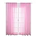 Vosarea Cortinas de gasa con diseño de estrellas para ventana, cortinas de ventana con dobladillo para barra, para habitación de niños, habitación de bebé, 99.4 x 106.3 pulgadas, color rosa