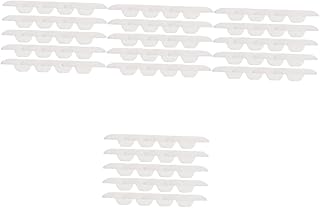 FRCOLOR 80 Peças Adesivo De Colarinho Suor Cappy Chapéu Pbr Chapéu Colarinho Absorvente De Suor Adesivo De Capacete Adesivos De Chapéus Em Massa Anti-Sujeira Almofada Devassa