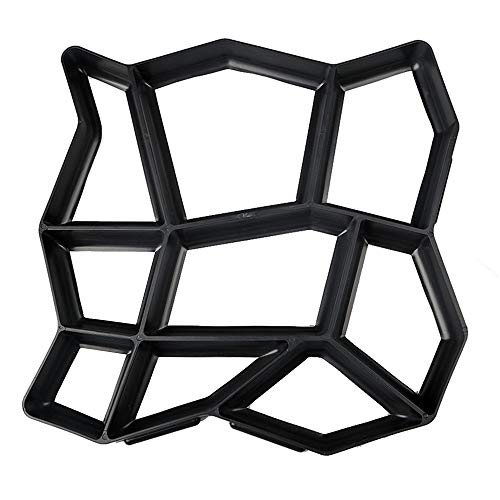 Souarts Moule à Pavé Béton Plastique Pavage Réutilisable Path Maker Jardin Chemin DIY Moule pour Chemin Moule Pavage Bricolage