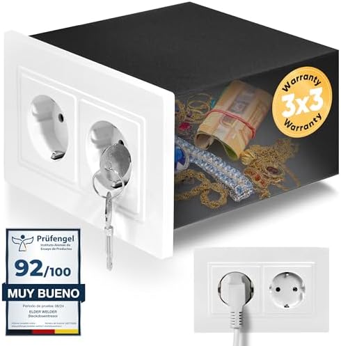 Elder Welder® Caja Fuerte Camufladas | Ahora con Función de Enchufe Falso | Protege tus Objetos de Valor | Embalaje Discreto