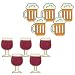 PYRUVAE 10 Stücks Oktoberfest Anstecker Pin Bier & Cocktail - Lustige Metall Brosche für Trachten, Dirndl & Schützenfest - Hochwertige Accessoires für Taschen, Hüte & Kleidung