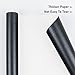 NESCCI Matte Carbon Black Wrapping Paper,Solid Color Pearly-Lustre Paper,Gift Wrapping Paper,Perfect for Wedding,Birthday, Christmas,Baby Shower,DIY Bouquet (17 Inches X 32.8 Feet)