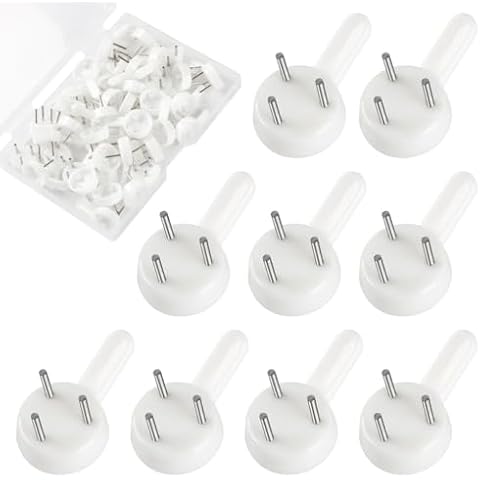 FOMGIIN 40pcs Non-Trace Picture Hook Kit Cover