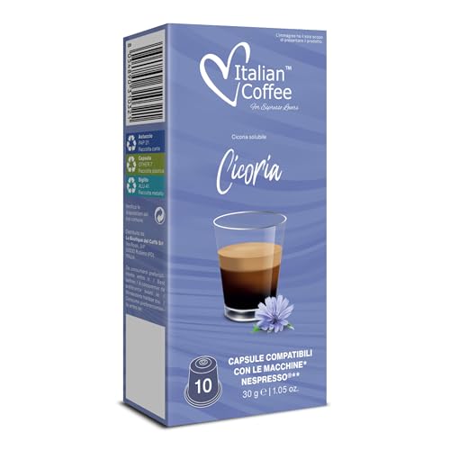 Italian Coffee 60 Capsule Cicoria Compatibile con Nespresso