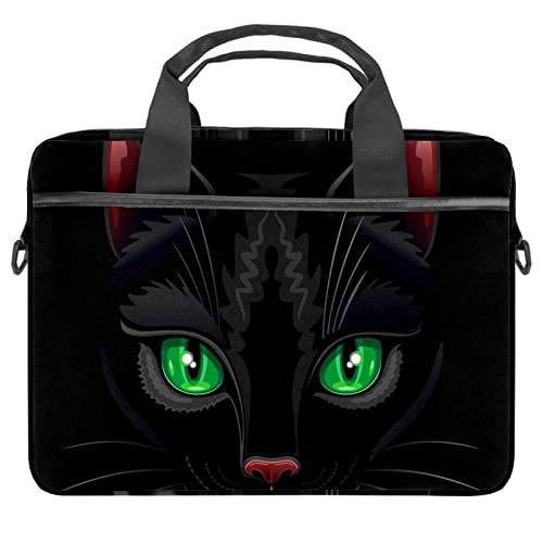 Sacoche ordinateur portable évite rayures sacoche 13,3-14,5 pouces chat noir