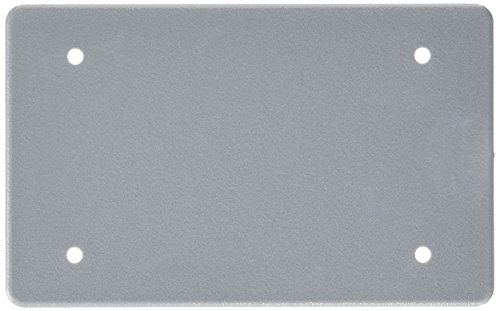 Lamson E980CNCAR 1 Gang Blank Cover, Pack of 1, 6.3