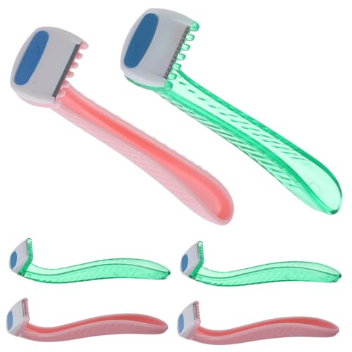 Gogogmee 6pcs Women Razor Set Hair Trimmer Bikini Shaver Leg Arm Hair Shaver Intimate Grooming Tool Compact Safe Random Color