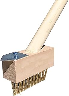 N/A.1 Weed Brush For Cleaning Block Paving Patios Cleaner Brush UNEXTENDABLE Handle Wire Bristles & Scraper For Cleaning Grout Removing Weeds Moss And Build Up 30CM