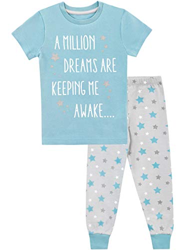 Character ES Pijamas de Manga Corta para niñas The Greatest Showman Ajuste Ceñido 11-12 Años