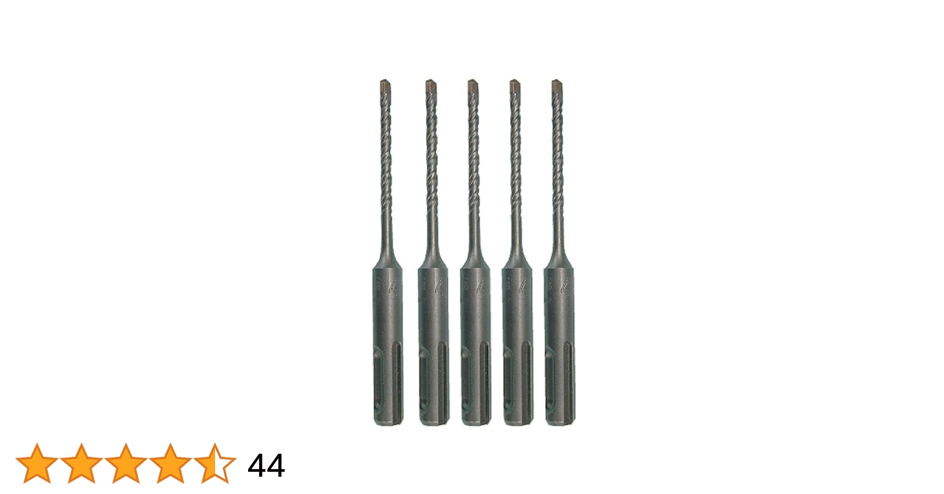 ボッシュ SDSプラス S4 3.4 5本入り(3785688) Amazon | BOSCH(ボッシュ) SDSプラスビットS4 3.5mmφx110mm 5本