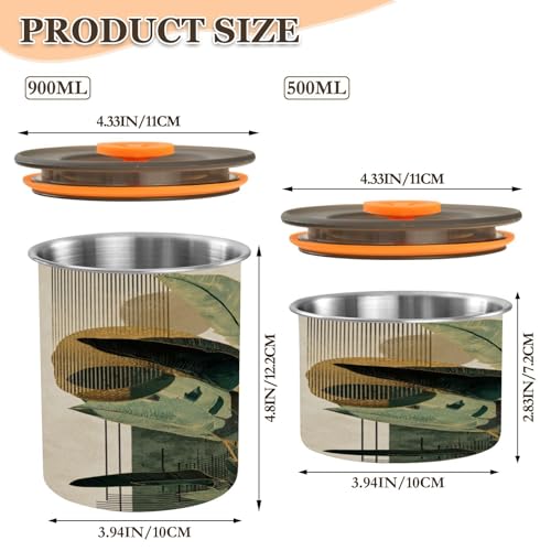 Envase para café acero inoxidable 0.5 L con tapa miniatura 2