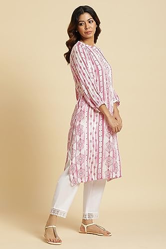 Image of W for Woman Women's Viscose Relaxed Fit Casual Kurta