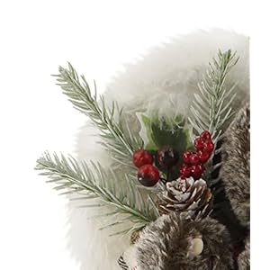 Windy Hill Collection 14" Inch Standing Floral Burlap Buffalo Plaid Angel Christmas Tree Topper or Table Top 514119 Windy Hill Collection 14 Inch Standing Floral Burlap Buffalo Plaid Angel Christmas Tree Topper or Table Top 514119