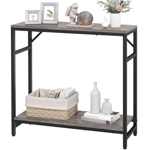 Livofloral Mesa de entrada, sofá estrecho y mesas de consola, detrás de la mesa del sofá para pasillo, dormitorio, sala de estar, vestíbulo, oficina