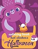  Halloween Bat Stickers Coloring Book: Fun Collection: Halloween Bat Art and Collectibles - Spooky Egg Carton Bat Decoration (Trick or Treat)