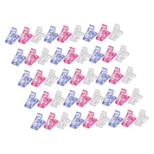 60 clips para uñas para extensiones acrílicas, kit para manicure miniatura 1