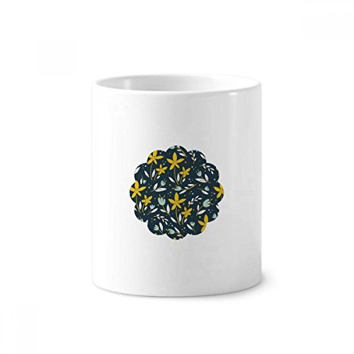 Tasse blanche céramique peinture de plante de haute qualité 350ml pour décoration épurée