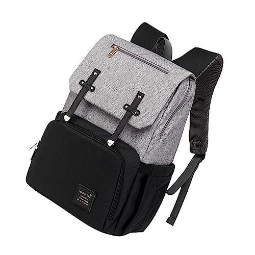 Sac à dos maman résistant en tissu Oxford noir de qualité supérieure