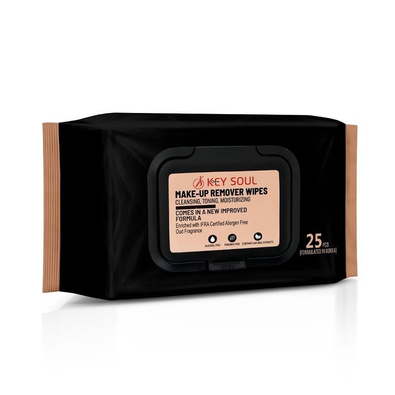 Shubham Traders Key Soul Make Up Remover Wipes (25 Wipes)-image-1