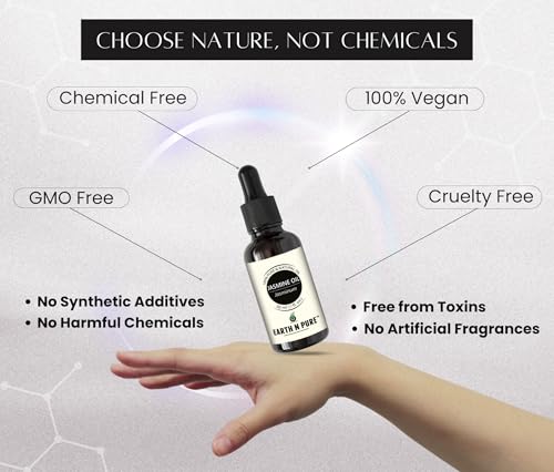 Image of Earth N Pure Jasmine Essential Oil for Aromatherapy With Glass Dropper| 15 ML
