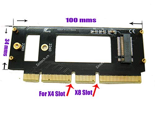 Sintech M.2 M Key 28Pin SSD Adapter, Compatible for MacBook SSD 2013-2015 Year