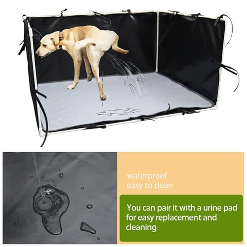 Support de coussinets de chien et clôture de toilettes réglables 6 - 6