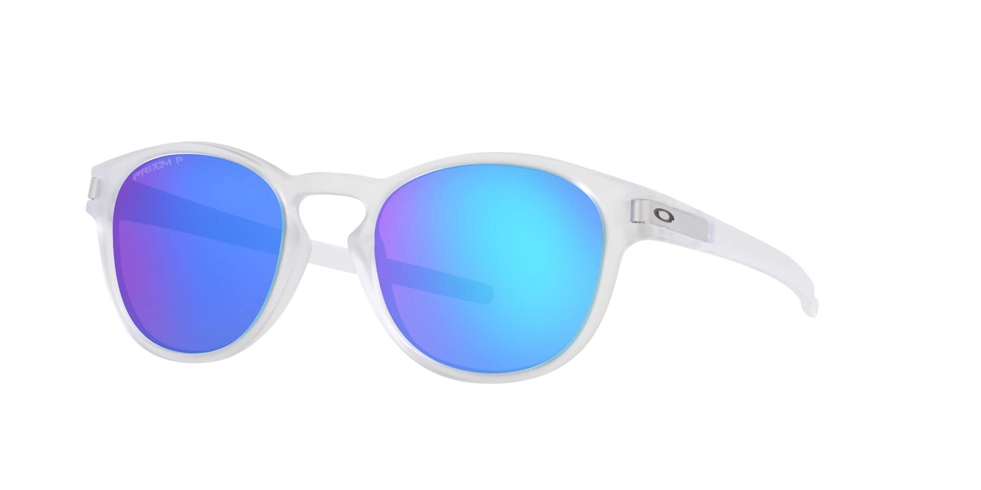 Oakley Wire Tap 2.44 Sunglasses, mattes Kristall/Prizm Saphir, 53/21/139 Herren, Mattes Kristall/Prizm Saphir, 53/21/139