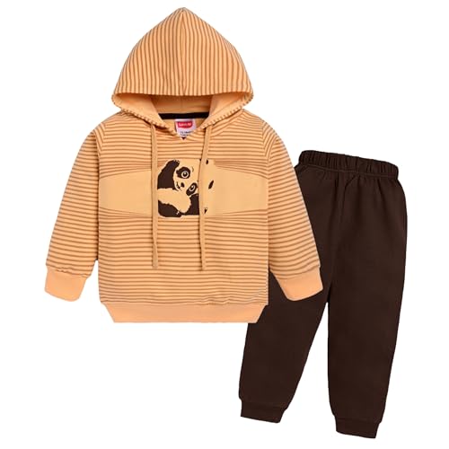 Image of LuvLap Baby Boys Full Sleeve Sweatshirt & Pyjama Set