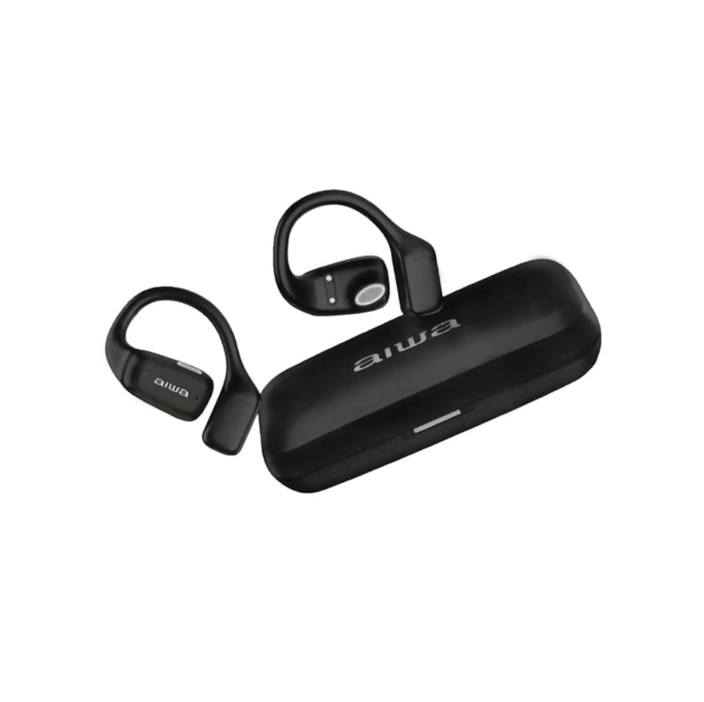 Fone de Ouvido Bluetooth Esportivo Sem Fio Aiwa AW-AK56 Cor Preto
