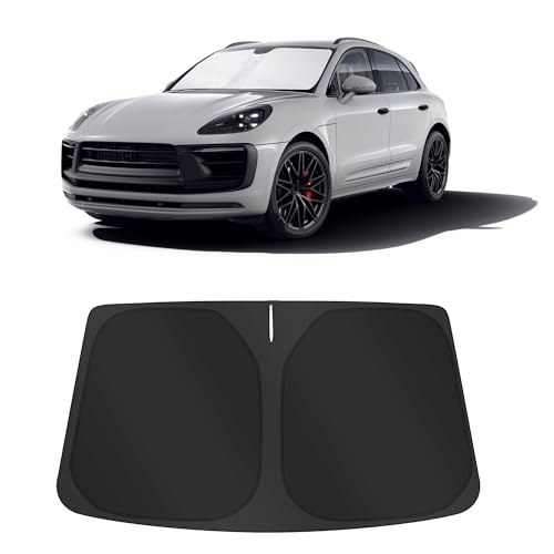 TINGLU Sun Shade for Porsche Macan 2014-2024 2025 2026 Accessories Windshield Sun Shade Window Shade...