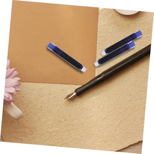 Recharges pour stylos plume encre de remplacement anti-fuite papeterie pour étudiants - 4