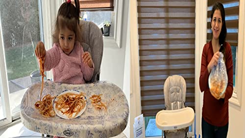 Image of Toddler Table Cover for Highchair - High Chair Cover Compatible with Standard Trays - Disposable and Practical Design - Ideal for Non-Messy Experiences, Baby Weaning