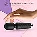 Handheld Cordless Mini Massager, Powerful Quiet with Waterproof, 20 Modes & 8 Speeds Vibration Wand for Back Neck Shoulders, Muscle Soreness Relief & Recovery (Black)