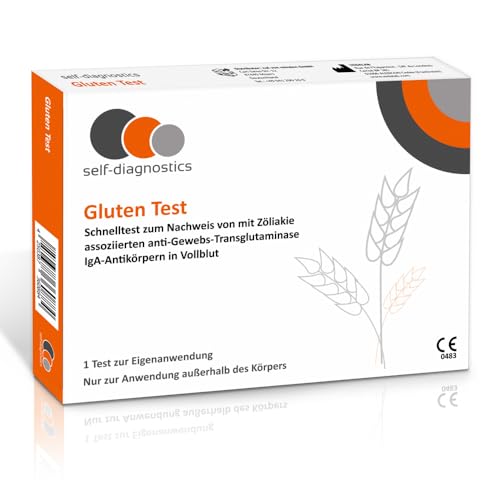 self-diagnostics Gluten Test Zöliakie Schnelltest 2 Tests Glutentest