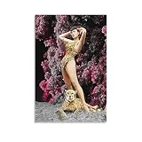 Bettie Page Vintage Pop Art Poster Print Wall Art Paintings Canvas Wall Decor Home Decor Living Room