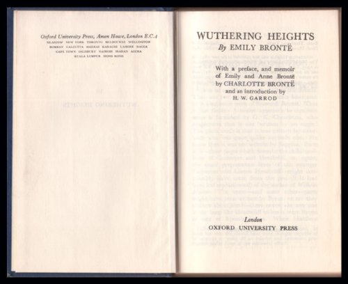 Wuthering Heights (World's Classics S.)