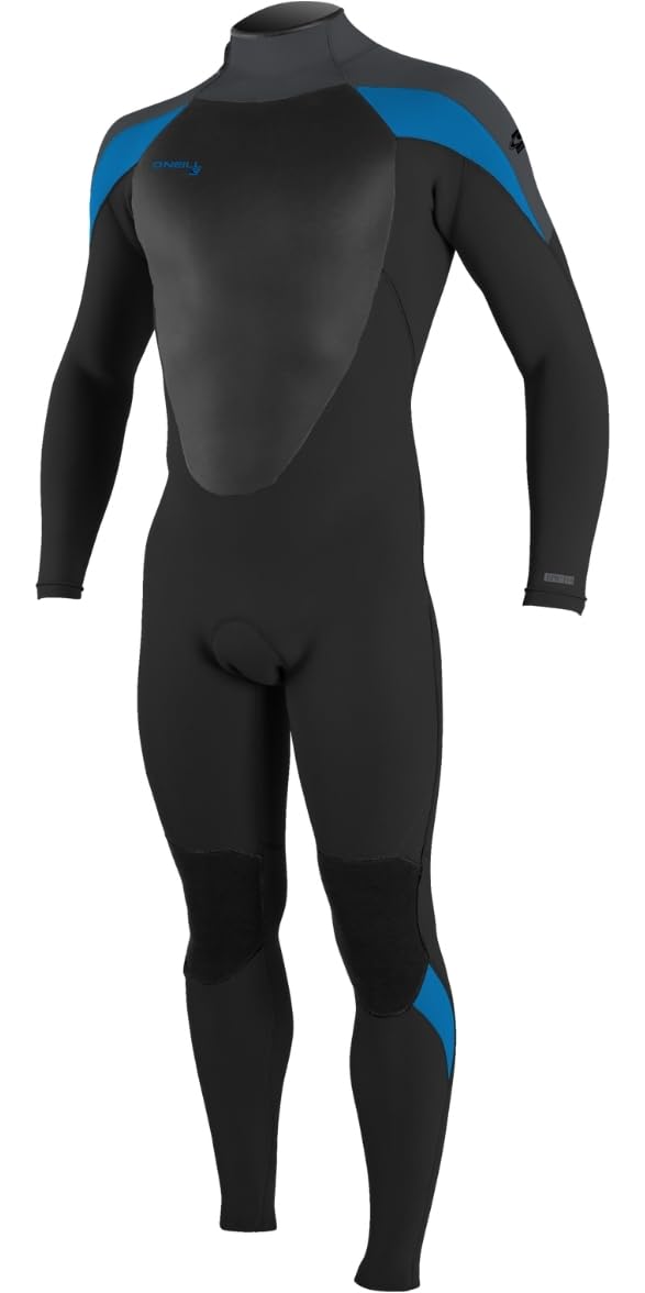 O'NEILL 2025 Men Epic 5/4mm Back Zip Neoprene 4217B - Black/Graphite/Bali Blue