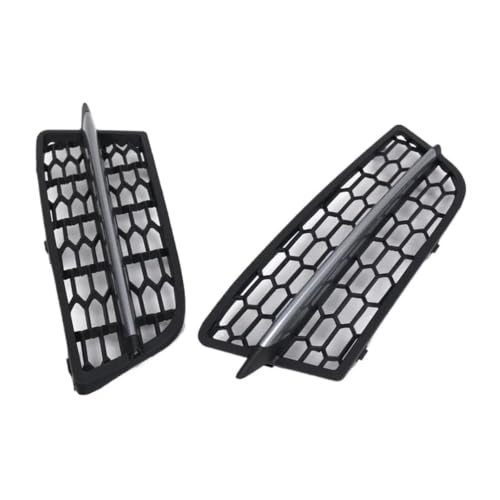 Calandre de phare antibrouillard avant pour pare-choc de voiture paire de grilles noir mat - 2