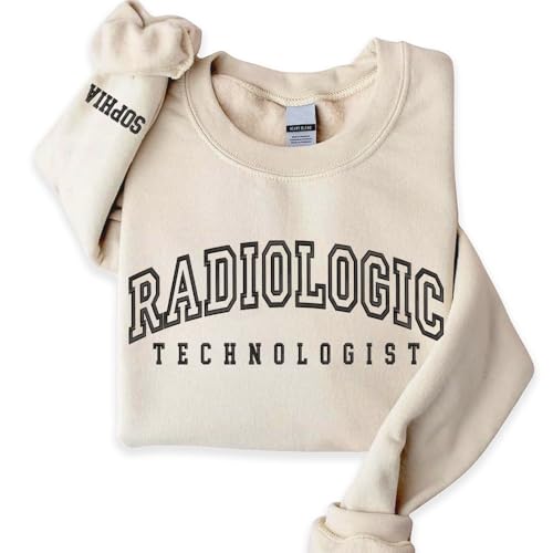UrbanNEST Personalized Radiologic Technologist Sweatshirt - RAD Tech Embroidered Sweater, XRAY Tech Crewneck Sweatshirt2
