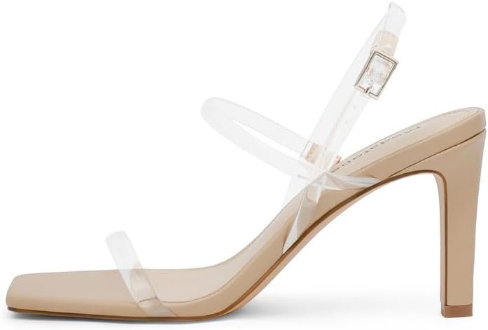 Modatope Womens Sandals Open Toe Strappy Sandals Ankle Strap High Heel Sandals for Women - Image 4