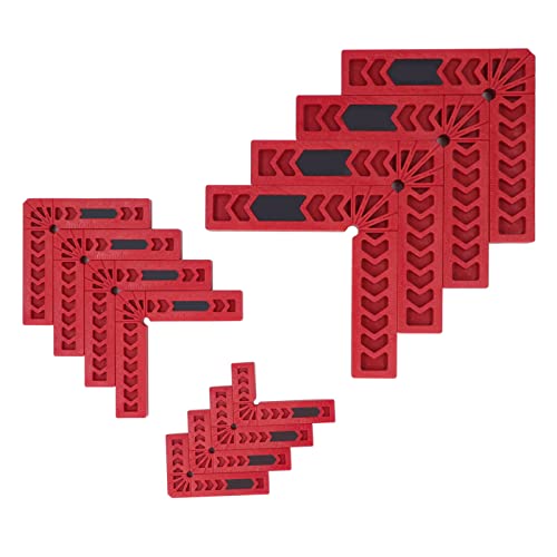 Corner Clamps For Woodworking, Corner Clamps 12 Pcs 90 Degree Positioning Squares Corner Clamps 90 Degree Right Angle Clamps High Strength Plastic Right Angle Corner Clamps For