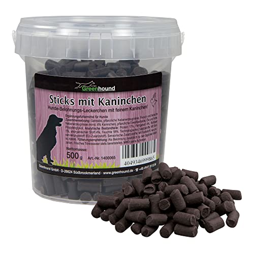 Produktbild von Hundebonbons Kaninchen Sticks - 500 g