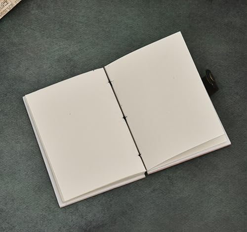 Image of Handmade Journal with Lock | ?The Bravest Thing? Motivational Quote Diary ? Eco-Friendly Recycled Paper (7x5 Inch)
