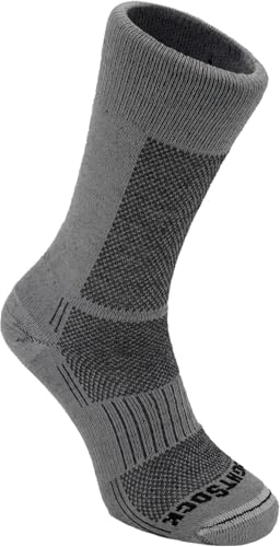 Wrightsock Merino Coolmesh II Crew Hiking Socks for Men and Women – Eco-Friendly Anti Blister Socks - American Made