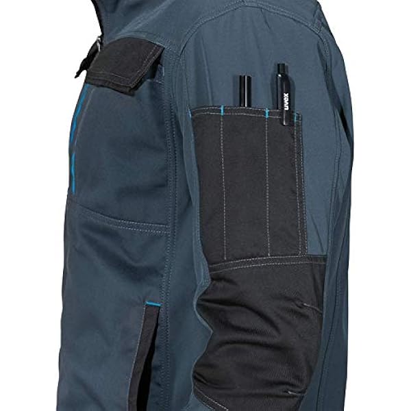 Uvex Tune-up - Chaqueta de trabajo Softshell, con dos bolsillos en el pecho y dos paquetes laterales - transpirable y repelente al agua