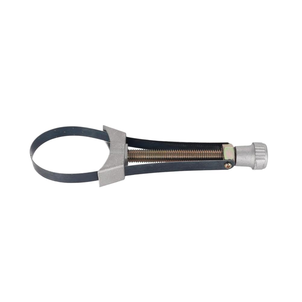 Eireneper Onecolor Adjustable Oil Filter Removal Strap Wrench Compatible With Car Auto Motorcycle 60Mm To 120Mm Diameter